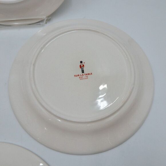 Sur La Table Nutcracker Salad Dessert Plates 8 3/4 Inch Set Of 4 - Picture 11 of 13
